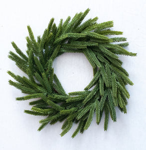 Vita Domi 12" Norfolk Pine Wreath / 26 Tips