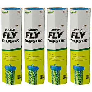 RESCUE! Non-Toxic TrapStik for Flies ? Indoor Hanging Fly Trap - 4 Pack