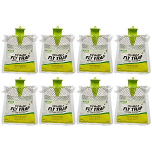 RESCUE! Outdoor Disposable Hanging Fly Trap 8 Pack