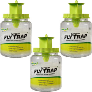 RESCUE! Outdoor Reusable Fly Trap - 3 Pack