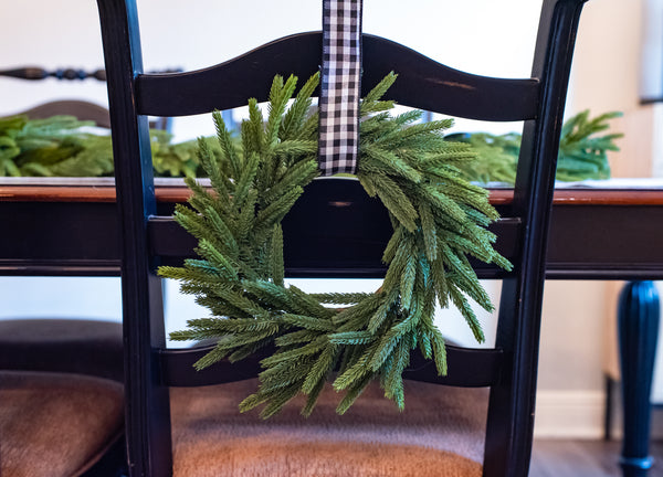 Vita Domi 12" Norfolk Pine Wreath / 26 Tips