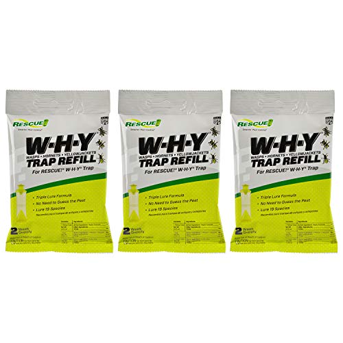 RESCUE - WHY Wasp, Hornet, Yellow Jacket Attractant Refill (3 Pack)