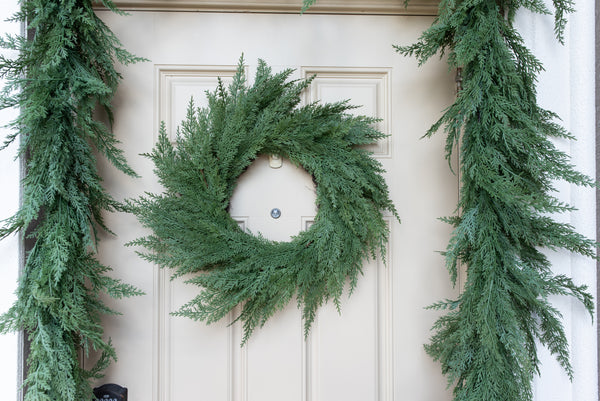 Vita Domi 24" Cedar Wreath w/ 130 Tips